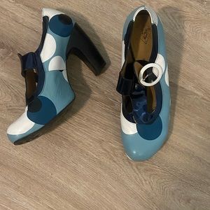John Fluevog Arbus - Blue Dots